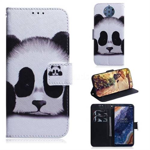 Sleeping Panda PU Leather Wallet Case for Nokia 9 PureView