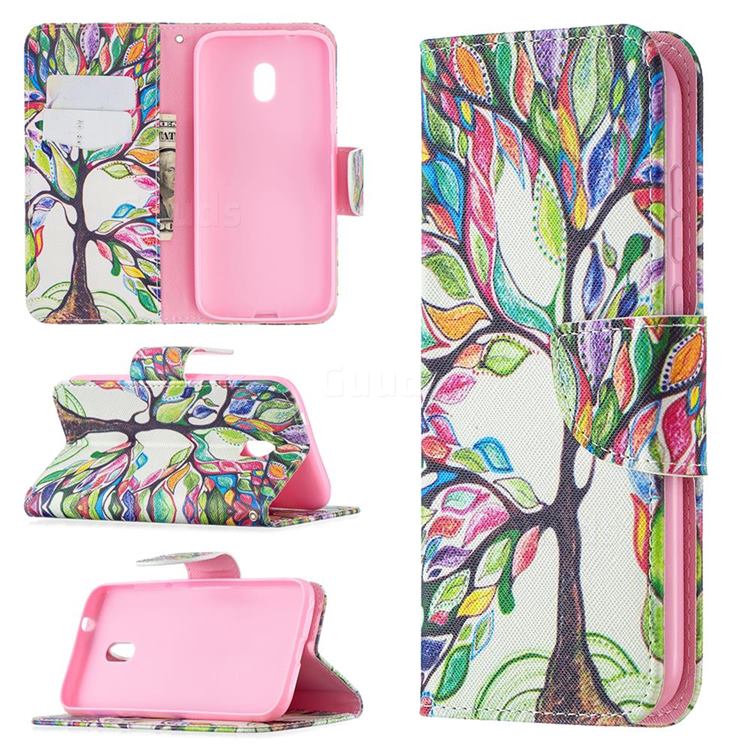 The Tree of Life Leather Wallet Case for Nokia C1 Plus