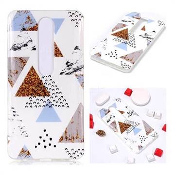 Hill Soft TPU Marble Pattern Phone Case for Nokia 6.1 Plus (Nokia X6)