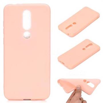 Candy Soft TPU Back Cover for Nokia 6.1 Plus (Nokia X6) - Pink