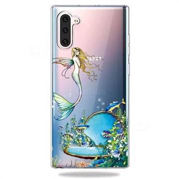 Mermaid Clear Varnish Soft Phone Back Cover for Samsung Galaxy Note 10 (6.28 inch) / Note10 5G