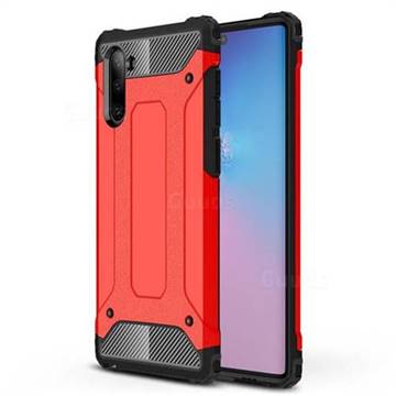 King Kong Armor Premium Shockproof Dual Layer Rugged Hard Cover for Samsung Galaxy Note 10 (6.28 inch) / Note10 5G - Big Red
