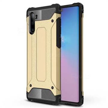 King Kong Armor Premium Shockproof Dual Layer Rugged Hard Cover for Samsung Galaxy Note 10 (6.28 inch) / Note10 5G - Champagne Gold
