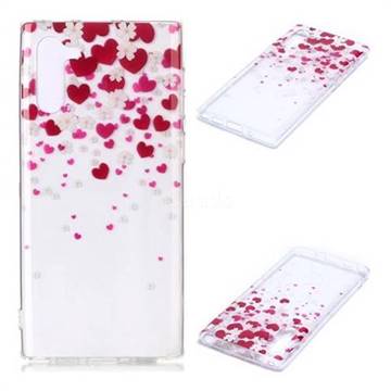 Love Flower Super Clear Soft TPU Back Cover for Samsung Galaxy Note 10 (6.28 inch) / Note10 5G