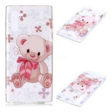 Cute Little Bear Super Clear Soft TPU Back Cover for Samsung Galaxy Note 10 (6.28 inch) / Note10 5G