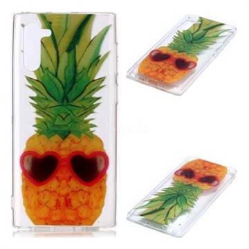 Cute Pineapple Super Clear Soft TPU Back Cover for Samsung Galaxy Note 10 (6.28 inch) / Note10 5G