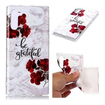 Rose Soft TPU Marble Pattern Phone Case for Samsung Galaxy Note 10 (6.28 inch) / Note10 5G