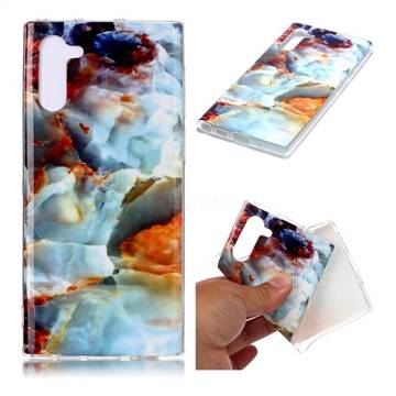 Fire Cloud Soft TPU Marble Pattern Phone Case for Samsung Galaxy Note 10 (6.28 inch) / Note10 5G