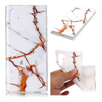 Platinum Soft TPU Marble Pattern Phone Case for Samsung Galaxy Note 10 (6.28 inch) / Note10 5G