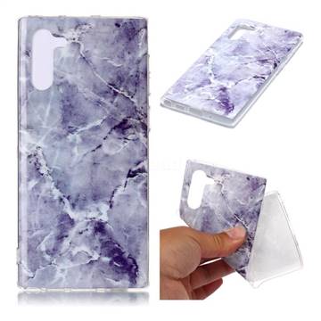 Light Gray Soft TPU Marble Pattern Phone Case for Samsung Galaxy Note 10 (6.28 inch) / Note10 5G