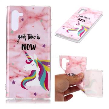 Unicorn Soft TPU Marble Pattern Phone Case for Samsung Galaxy Note 10 (6.28 inch) / Note10 5G