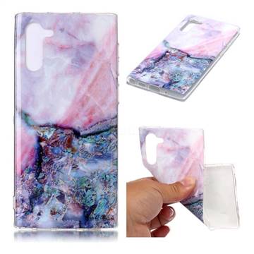 Purple Amber Soft TPU Marble Pattern Phone Case for Samsung Galaxy Note 10 (6.28 inch) / Note10 5G