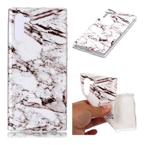 White Soft TPU Marble Pattern Case for Samsung Galaxy Note 10 (6.28 inch) / Note10 5G