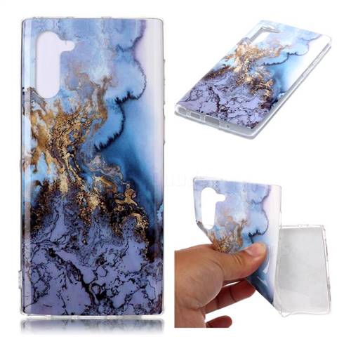 Sea Blue Soft TPU Marble Pattern Case for Samsung Galaxy Note 10 (6.28 inch) / Note10 5G