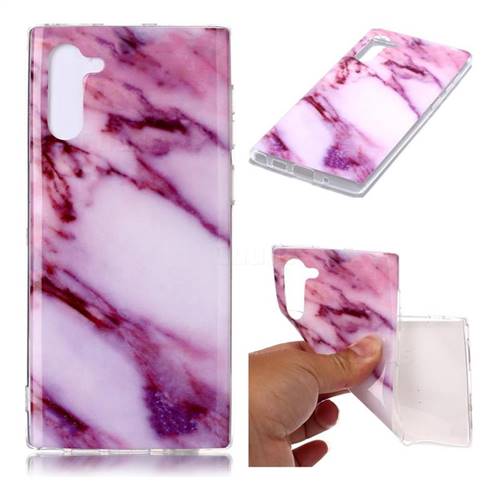 Purple Soft TPU Marble Pattern Case for Samsung Galaxy Note 10 (6.28 inch) / Note10 5G