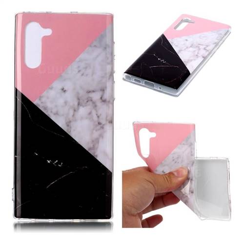 Tricolor Soft TPU Marble Pattern Case for Samsung Galaxy Note 10 (6.28 inch) / Note10 5G