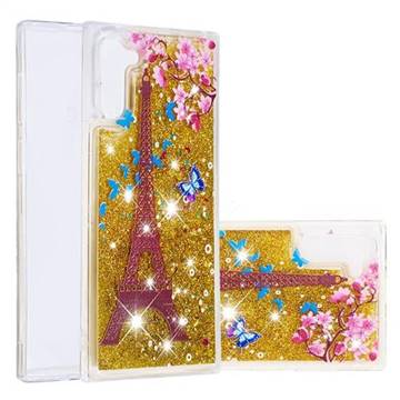 Golden Tower Dynamic Liquid Glitter Quicksand Soft TPU Case for Samsung Galaxy Note 10 (6.28 inch) / Note10 5G