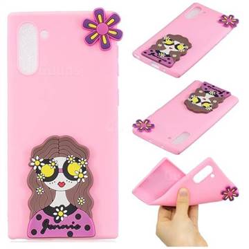 Violet Girl Soft 3D Silicone Case for Samsung Galaxy Note 10 (6.28 inch) / Note10 5G