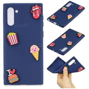 I Love Hamburger Soft 3D Silicone Case for Samsung Galaxy Note 10 (6.28 inch) / Note10 5G