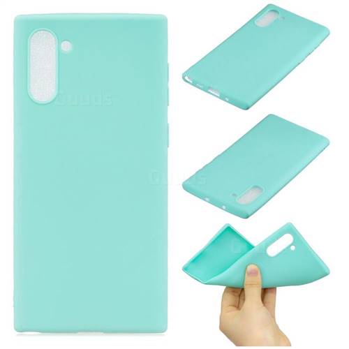 Candy Soft Silicone Protective Phone Case for Samsung Galaxy Note 10 (6.28 inch) / Note10 5G - Light Blue