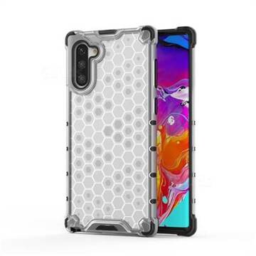 Honeycomb TPU + PC Hybrid Armor Shockproof Case Cover for Samsung Galaxy Note 10 (6.28 inch) / Note10 5G - Transparent