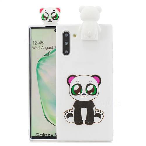 Panda Soft 3D Climbing Doll Stand Soft Case for Samsung Galaxy Note 10 (6.28 inch) / Note10 5G