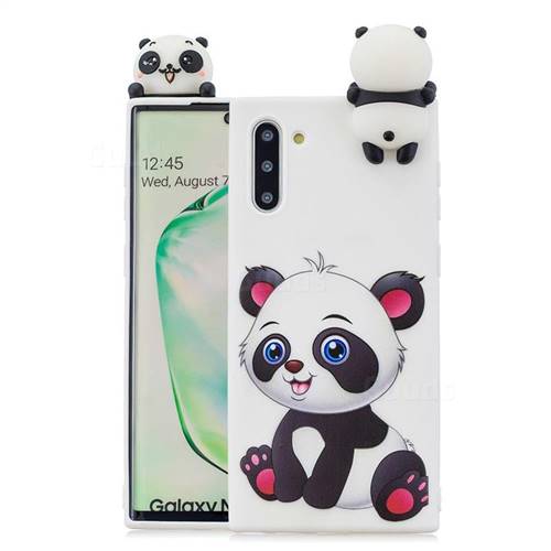 Panda Girl Soft 3D Climbing Doll Soft Case for Samsung Galaxy Note