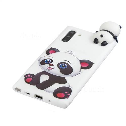 Panda Girl Soft 3D Climbing Doll Soft Case for Samsung Galaxy Note