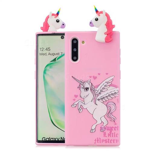 Wings Unicorn Soft 3D Climbing Doll Soft Case for Samsung Galaxy Note 10 (6.28 inch) / Note10 5G