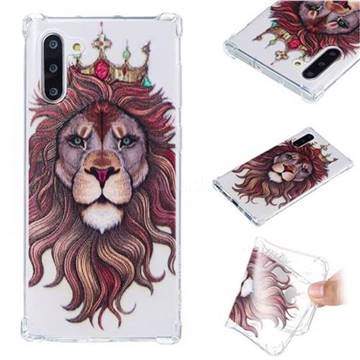 Lion King Anti-fall Clear Varnish Soft TPU Back Cover for Samsung Galaxy Note 10 (6.28 inch) / Note10 5G