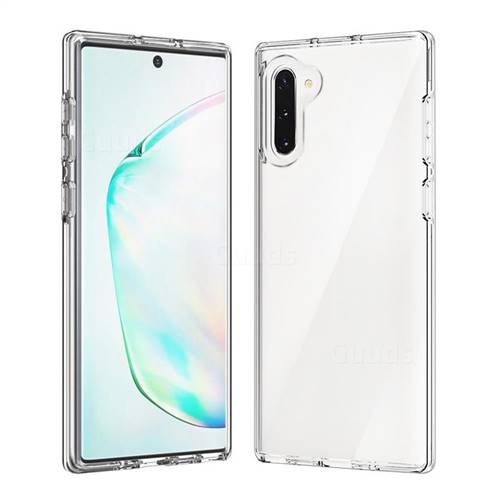 Transparent 2 in 1 Drop-proof Cell Phone Back Cover for Samsung Galaxy Note 10 (6.28 inch) / Note10 5G