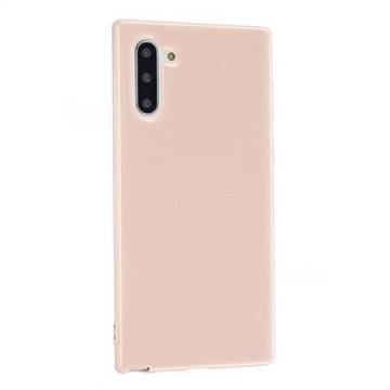 2mm Candy Soft Silicone Phone Case Cover for Samsung Galaxy Note 10 (6.28 inch) / Note10 5G - Light Pink