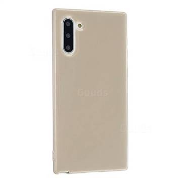 2mm Candy Soft Silicone Phone Case Cover for Samsung Galaxy Note 10 (6.28 inch) / Note10 5G - Khaki