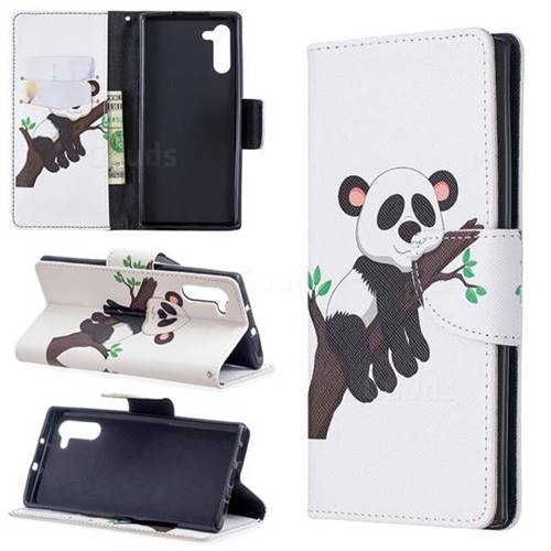 Tree Panda Leather Wallet Case for Samsung Galaxy Note 10 (6.28 inch) / Note10 5G