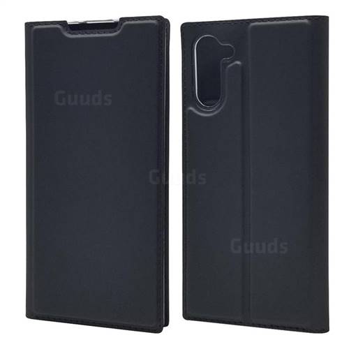 Ultra Slim Card Magnetic Automatic Suction Leather Wallet Case for Samsung Galaxy Note 10 (6.28 inch) / Note10 5G - Star Grey