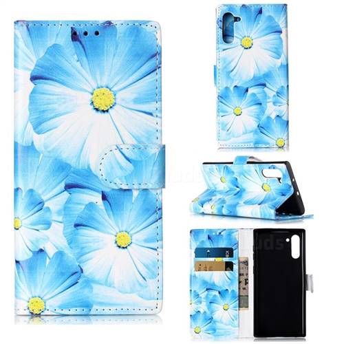 Orchid Flower PU Leather Wallet Case for Samsung Galaxy Note 10 (6.28 inch) / Note10 5G