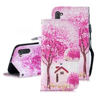 Tree House 3D Painted Leather Wallet Phone Case for Samsung Galaxy Note 10 (6.28 inch) / Note10 5G