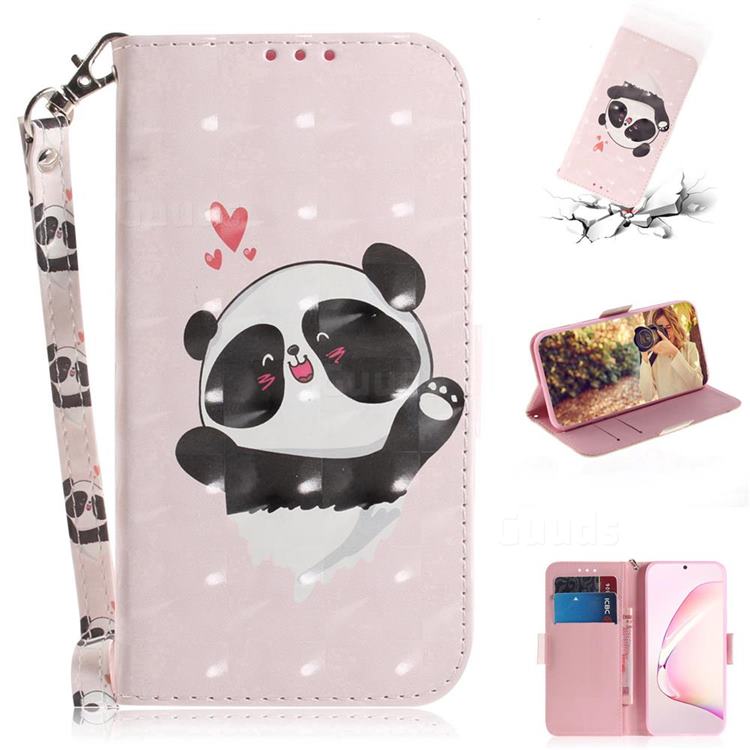 Heart Cat 3D Painted Leather Wallet Phone Case for Samsung Galaxy Note 10 Lite