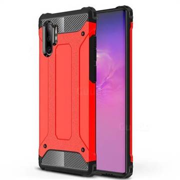 King Kong Armor Premium Shockproof Dual Layer Rugged Hard Cover for Samsung Galaxy Note 10+ (6.75 inch) / Note10 Plus - Big Red