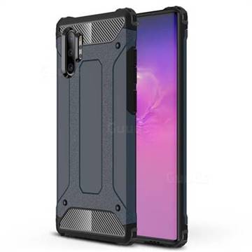 King Kong Armor Premium Shockproof Dual Layer Rugged Hard Cover for Samsung Galaxy Note 10+ (6.75 inch) / Note10 Plus - Navy
