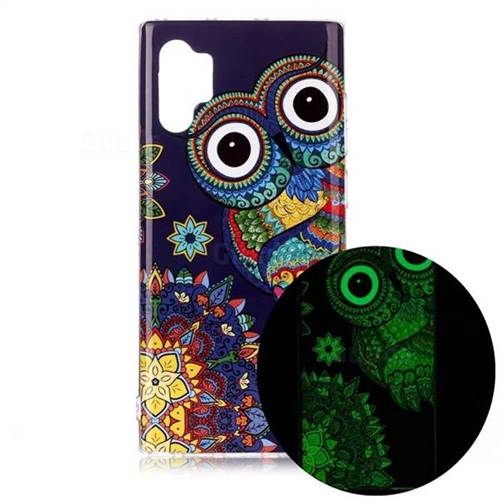 Tribe Owl Noctilucent Soft TPU Back Cover for Samsung Galaxy Note 10+ (6.75 inch) / Note10 Plus