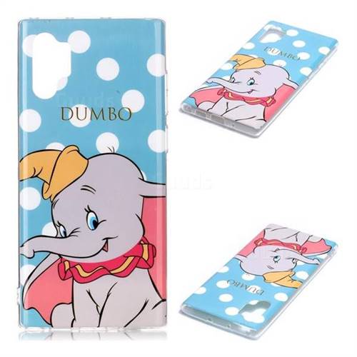 Dumbo Elephant Soft TPU Cell Phone Back Cover for Samsung Galaxy Note 10+ (6.75 inch) / Note10 Plus