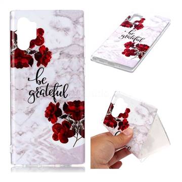 Rose Soft TPU Marble Pattern Phone Case for Samsung Galaxy Note 10+ (6.75 inch) / Note10 Plus