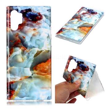 Fire Cloud Soft TPU Marble Pattern Phone Case for Samsung Galaxy Note 10+ (6.75 inch) / Note10 Plus