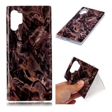 Brown Soft TPU Marble Pattern Phone Case for Samsung Galaxy Note 10+ (6.75 inch) / Note10 Plus