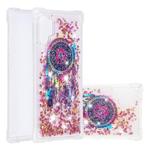 Seal Wind Chimes Dynamic Liquid Glitter Sand Quicksand Star TPU Case for Samsung Galaxy Note 10+ (6.75 inch) / Note10 Plus