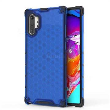 Honeycomb TPU + PC Hybrid Armor Shockproof Case Cover for Samsung Galaxy Note 10+ (6.75 inch) / Note10 Plus - Blue