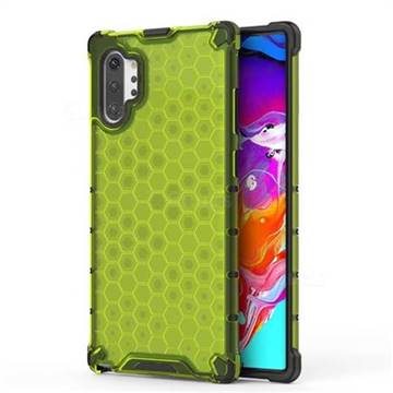 Honeycomb TPU + PC Hybrid Armor Shockproof Case Cover for Samsung Galaxy Note 10+ (6.75 inch) / Note10 Plus - Green