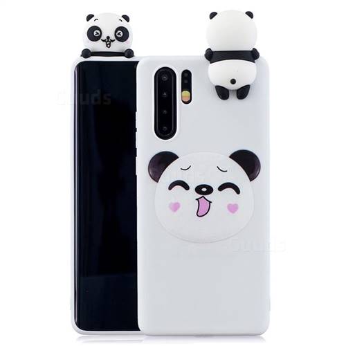 Smiley Panda Soft 3D Climbing Doll Soft Case for Samsung Galaxy Note 10+ (6.75 inch) / Note10 Plus