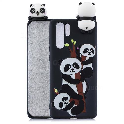 Ascended Panda Soft 3D Climbing Doll Soft Case for Samsung Galaxy Note 10 Pro (6.75 inch) / Note 10+